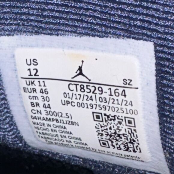 🚫SOLD🚫 Air Jordan 6 Retro Olympic 2024 White, Varsity Red, Midnight Navy - Picture 9 of 9